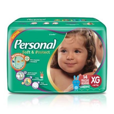 FRALDA PERSONAL JUMBINHO XG C/12