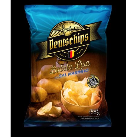 Batata deutschips sal marinho 100g