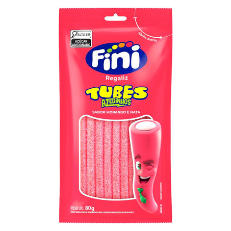 Bala Fini 80g - Jelly - Tubinho Cítrico