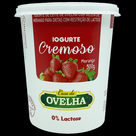 Iogurte Casa da Ovelha Morango 500G