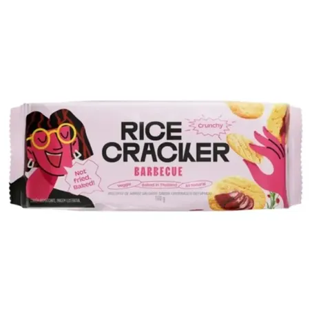 Biscoito arroz barbecue rice cracker 100g