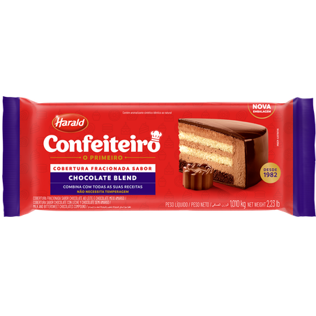 Cobertura harald confeiteiro blend pacote 1.01 kg