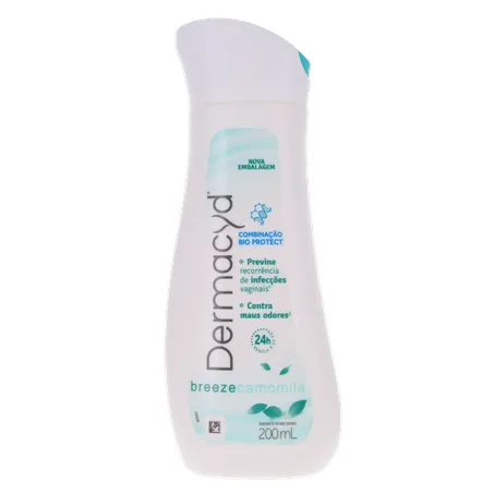 Sabonete Líquido Íntimo Dermacyd Breeze Camomila Frasco 200ml 360-1