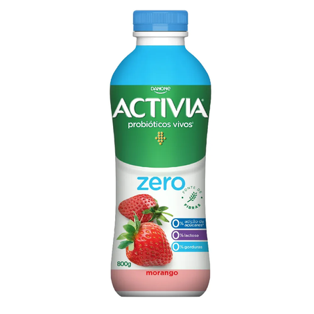 LEITE FERMENTADO ACTIVIA MORANGO ZERO GFA 800G