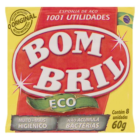 Esponja de aço bom bril eco