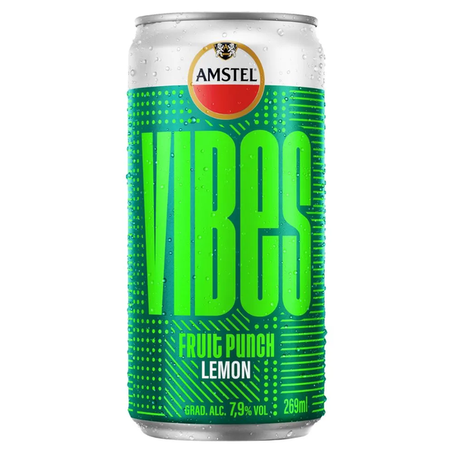 DRINK ALCOÓLICO AMSTEL VIBES LIMÃO LT 269ML