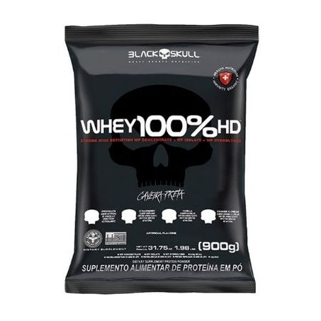 SUPLEMENTO BLACK SKULL 100% WHEY COOKIES CREAM 900G