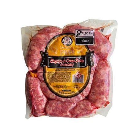 LINGUIÇA DE CARNE SUÍNA SALSICHÃO PIPPI 700G