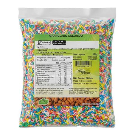GRANULADO COLORIDO 250G