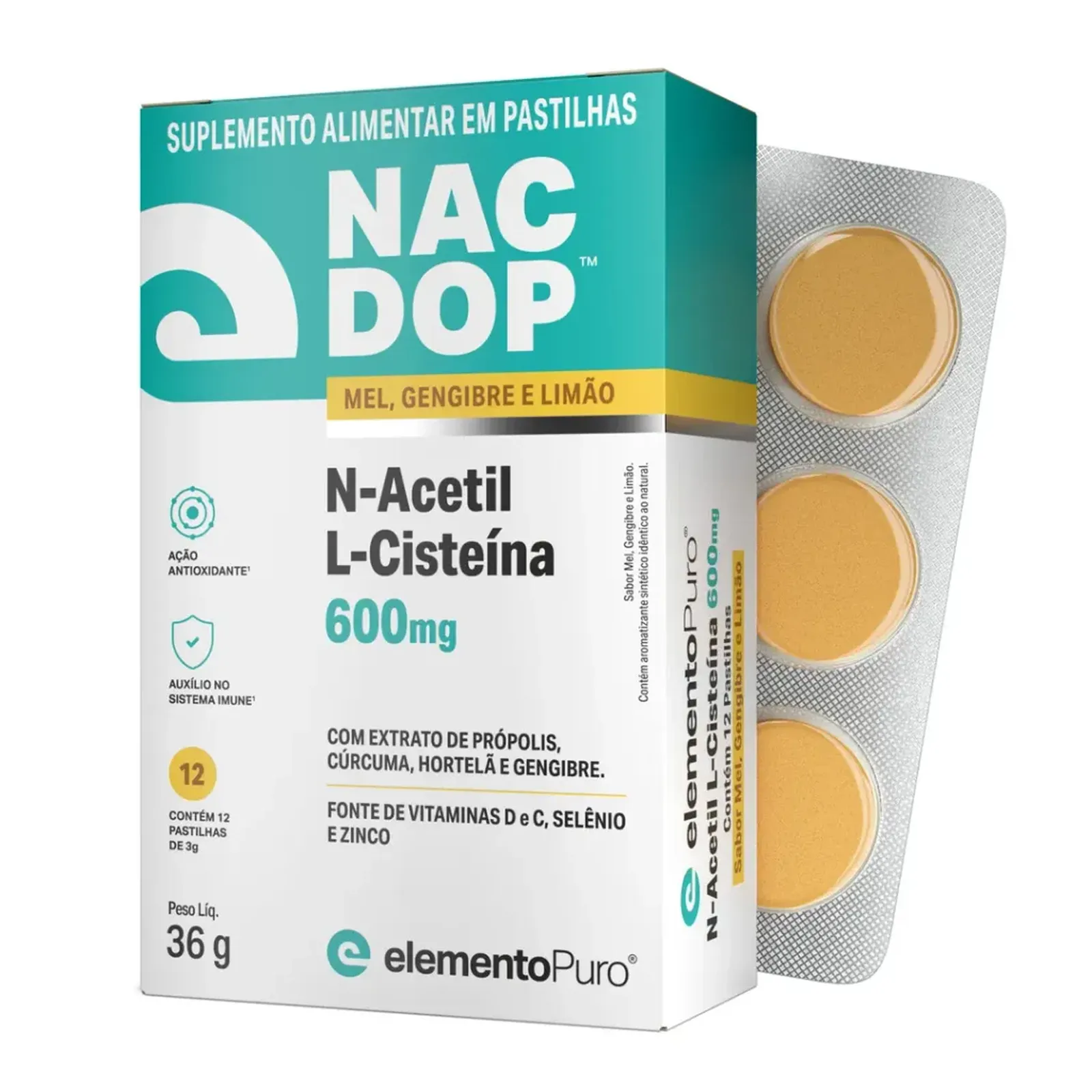 NACDOP 12 Pastilhas 36g
