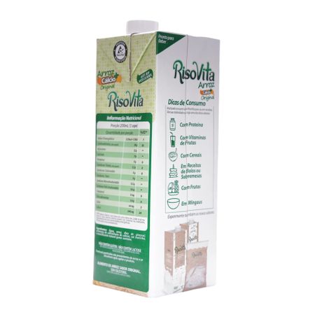 Bebida de Arroz Risovita Original Caixa 1L 360-23