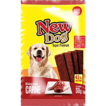 Raçao New Dots Bifinho 50g Carne/Vegetais