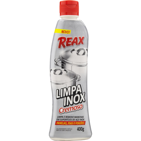 Limpa-inox Reax 400g