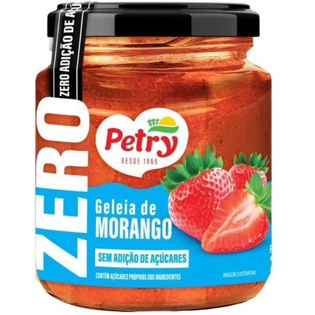 Geleia de Morango Zero Açúcar Petry 250g