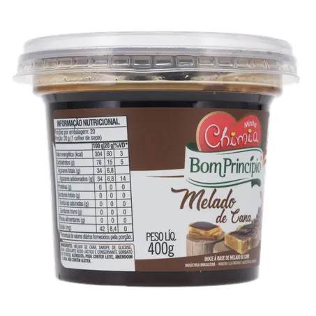 Melado de Cana Bom Princípio Pote 400gr 360-32