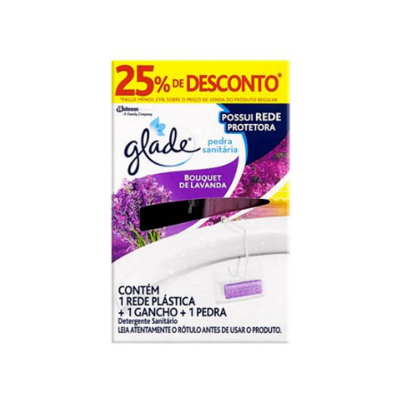 DETERGENTE SANITARIO PATO PEDRA PERFUMADA LAVANDA 25G