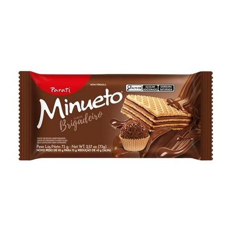 WAFER MINUETO BRIGADEIRO 73G