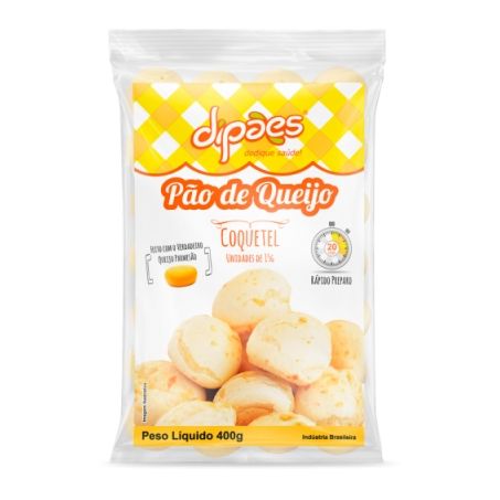 Pao Queijo Dipaes Coquetel Pct 400G