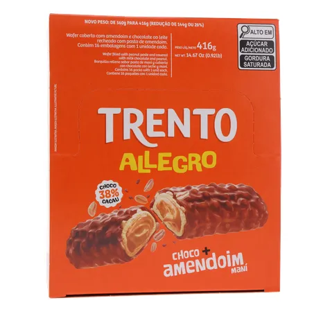 Choc wafer trento allegro 26g c/16 360-35