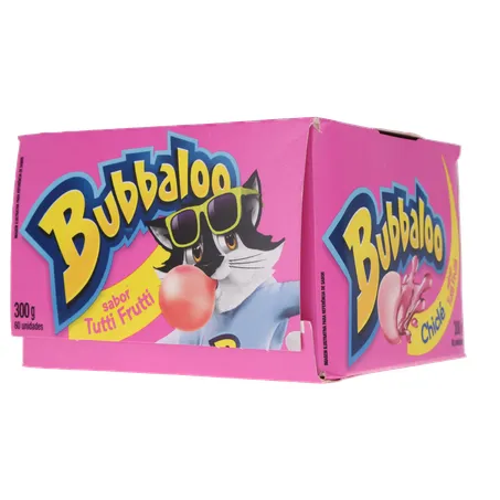 Chicle Bubbaloo Tutti Frutti 60 Unidades 5g 360-12