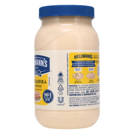 MAIONESE HELLMANN'S POTE 500G 360-7