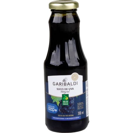 Suco uva garibaldi integral 300 ml