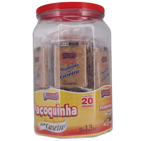 Paçoca amendupã caseiro pote 1.3kg 360-3