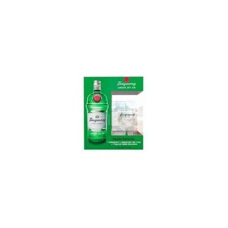 Kit gin tanqueray 750ml+ 1 taca un