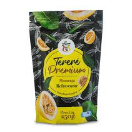 Erva mate rei verde 250g terere premium maracuja