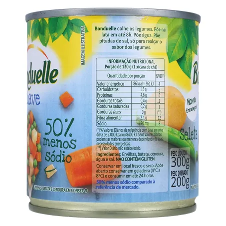 Seleta bonduelle suave lt 200g 360-7
