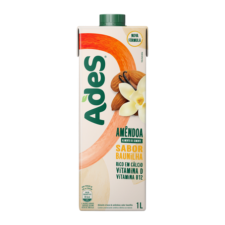 Alimento Soja Ades Seeds Amêndoa/Baunilha TP 1L 
