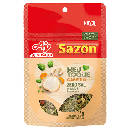 Tempero Sazón Meu Toque Caseiro Pouch 16g