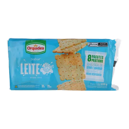 BISCOITO ORQUIDEA LEITE 320G