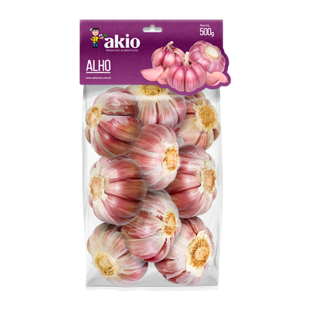 ALHO AKIO PACOTE 500G
