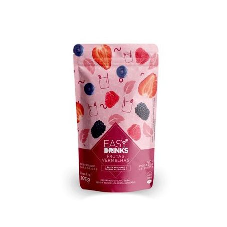 PREPARO DE FRUTAS EASY DRINKS 100G FRUTAS VERMEL