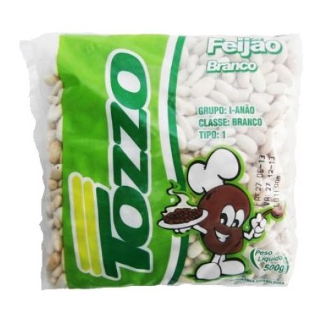 FEIJAO TOZZO BRANCO 500G