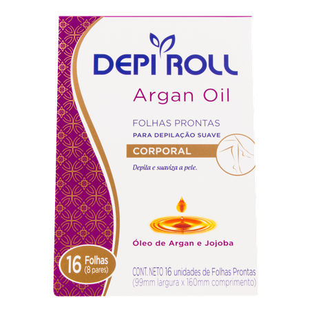 Folhas Depiroll Prontas Corporal Argan