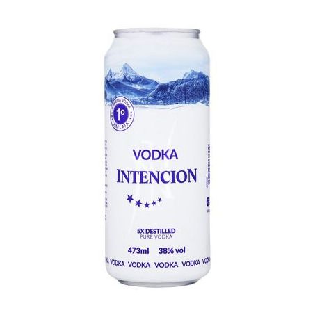 VODKA INTENCION 473ML LATA 5X DESTILLED