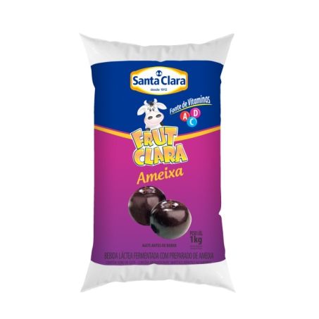 Bebida láctea santa clara ameixa 1l