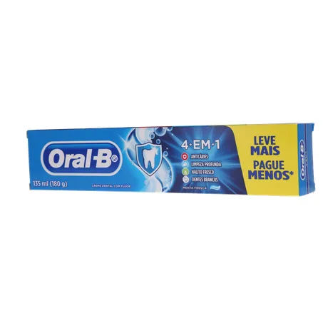 Creme dental oral-b 4 em 1 leve mais pague menos 180g 360-3