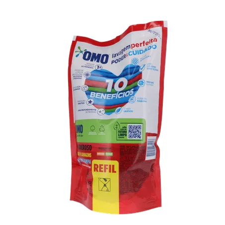 LAVA ROUPA LÍQUIDO OMO LAVAGEM PERFEITA SACHET 900ML 360-20