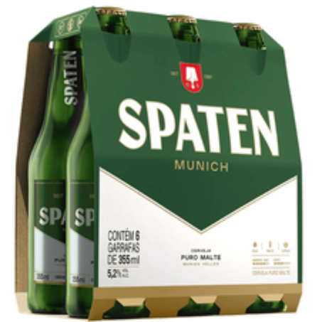 Cerveja long neck 330ml spaten pur malte pcc/06un