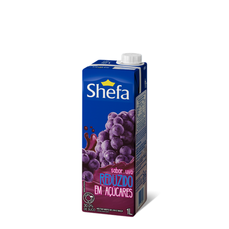 Suco néctar uva shefa 1l