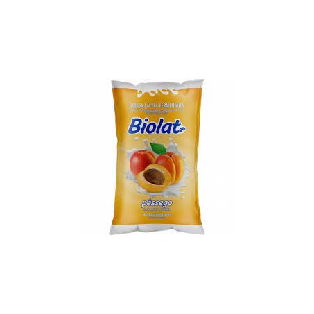 BEBIDA LÁCTEA BIOLAT PÊSSEGO SACO 900ML