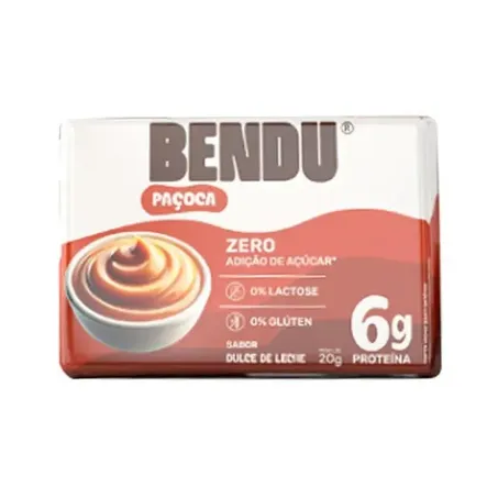 Paçoca Bendu Dulce de Leche Zero 20g