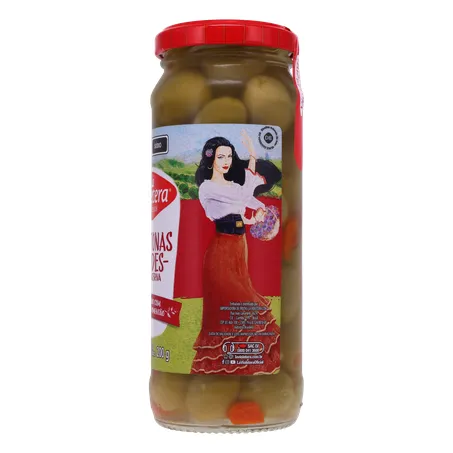 Azeitona Verde La Violetera Pasta de Pimentão Vidro 200G 360-8