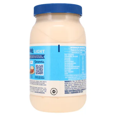MAIONESE HELLMANN'S LIGHT POTE 500G 360-2