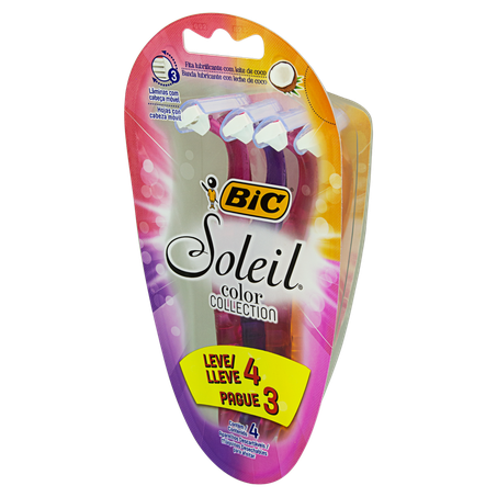 Aparelho de Depilar BIC Soleil Color Collection Leve 4 Pague 3