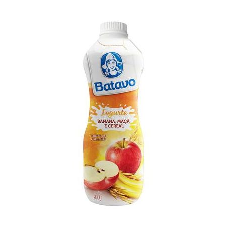 IOGURTE BATAVO 900G BANANA,MAÇA E CEREAL