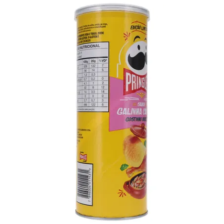 SALGADINHO BATATA PRINGLES GOSTINHO BRAZUCA GALINHA CAIPIRA LATA 100G 360-2